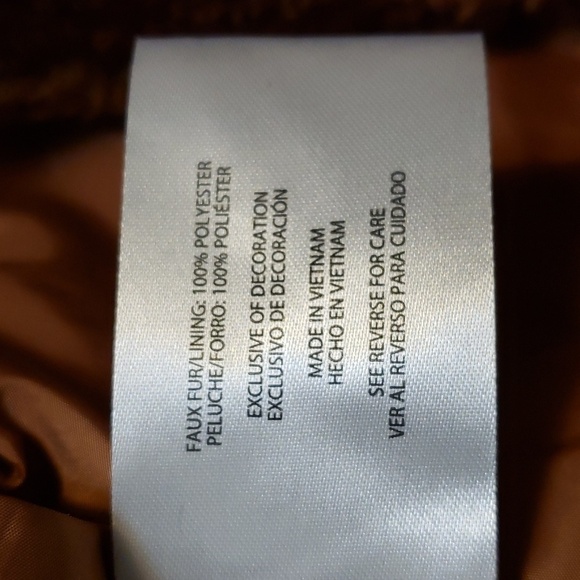 GAP Womens Size Large Camel Plush Sherpa Jacket NWT - Picture 10 of 10